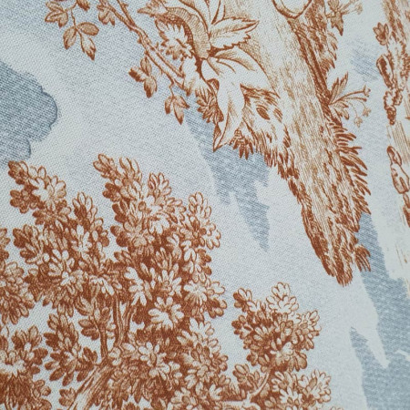 Toile de Jouy morning, noon and evening two-tone