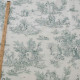 EB - Toile de Jouy coton Pastorale impression verte - 50 cm