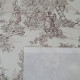 EB - Toile de Jouy cotton Pastoral brown print - 50 cm