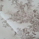 EB - Toile de Jouy cotton Pastoral brown print - 50 cm