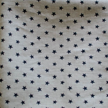 EB - Toile de Lin Mélina étoilée - 50 cm