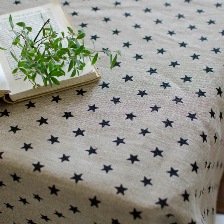 EB - Starry Melina Linen Canvas - 50 cm