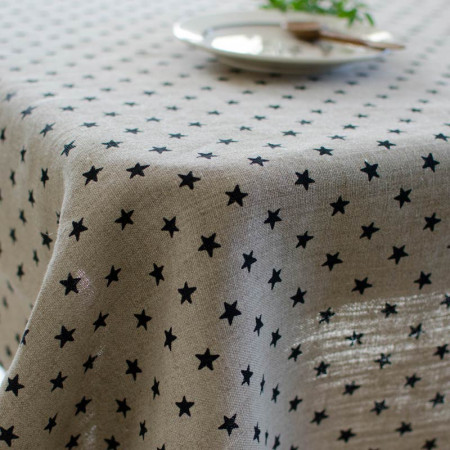 EB - Toile de Lin Mélina étoilée - 50 cm